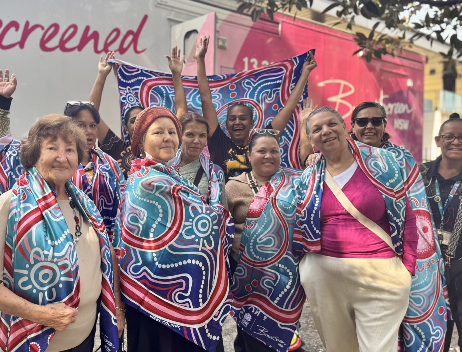 Aboriginal women gathered in Redfern
